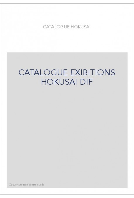CATALOGUE EXIBITIONS HOKUSAI DIF