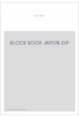 BLOCK BOOK JAPON DIF