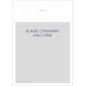 BLAISE CENDRARS UNICORNE
