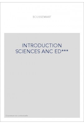INTRODUCTION SCIENCES ANC ED***