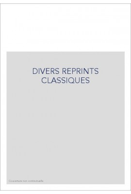 DIVERS REPRINTS CLASSIQUES