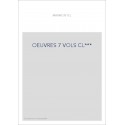 OEUVRES 7 VOLS CL***