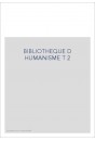 BIBLIOTHEQUE D HUMANISME T 2