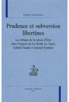 PRUDENCE ET SUBVERSION LIBERTINES