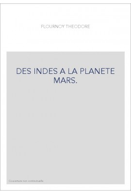 DES INDES A LA PLANETE MARS.