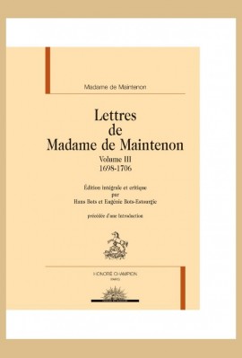LETTRES. III-1698-1706