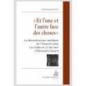 "ET L'UNE ET L'AUTRE FACE DES CHOSES"