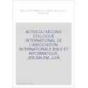 BIBLE ET INFORMATIQUE : METHODES, OUTILS, RESULTATS