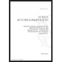 OEUVRES COMPLÈTES XVIII. ÉCRITS AUTOBIOGRAPHIQUES