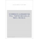 GEORGE SAND ET SON TEMPS. HOMMAGE A ANNAROSA POLI.