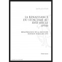 LA RENAISSANCE DU STOÏCISME AU XVIE SIÈCLE (1914)