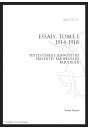 OEUVRES COMPLETES XV. ESSAIS I. 1914-1918
