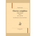 OEUVRES COMPLETES. SECTION VI. CRITIQUE THEATRALE. TOME IV. 1843-1844
