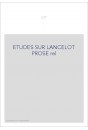 ÉTUDE SUR LE LANCELOT EN PROSE