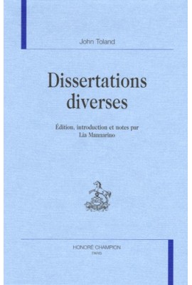 DISSERTATIONS DIVERSES