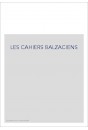 LES CAHIERS BALZACIENS