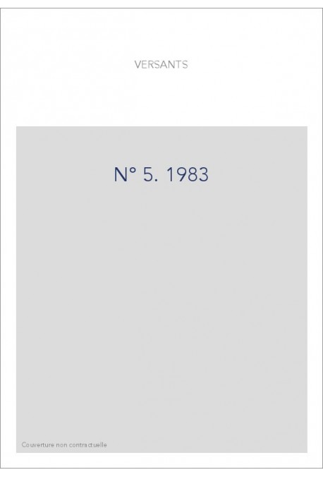 VERSANTS 5  1983