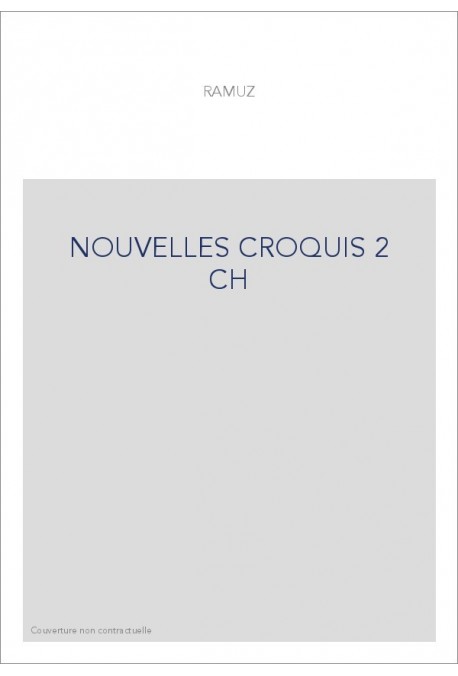 NOUVELLES CROQUIS 2 CH
