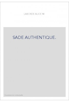 SADE AUTHENTIQUE.