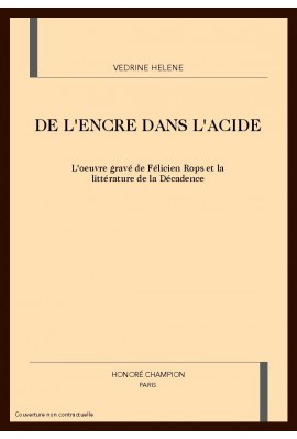 DE L'ENCRE DANS L'ACIDE