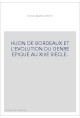 HUON DE BORDEAUX ET L'EVOLUTION DU GENRE EPIQUE AU XIIIE SIECLE.