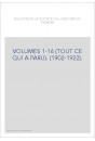 BULLETIN DE LA SOCIETE DE L'HISTOIRE DU THEATRE. VOLUMES 1-16 (TOUT CE QUI A PARU). (1902-1922).