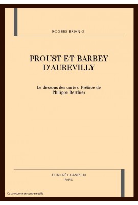 PROUST ET BARBEY D'AUREVILLY