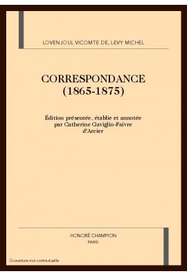 CORRESPONDANCE (1865-1875)