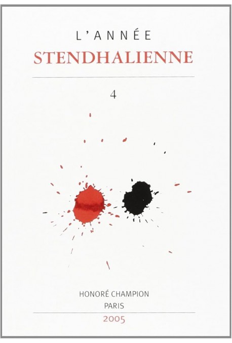 L'ANNÉE STENDHALIENNE N°4 2005