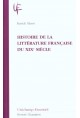 HISTOIRE DE LA LITTERATURE FRANCAISE DU XIXE SIECLE