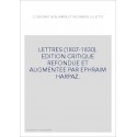 LETTRES (1807-1830). EDITION CRITIQUE REFONDUE ET      AUGMENTEE PAR EPHRAIM HARPAZ.