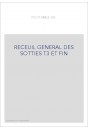 RECUEIL GENERAL DE SOTTIES, TOME 3 ET DERNIER