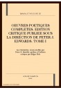 OEUVRES POETIQUES COMPLETES. TOME I. LES CARIATIDES