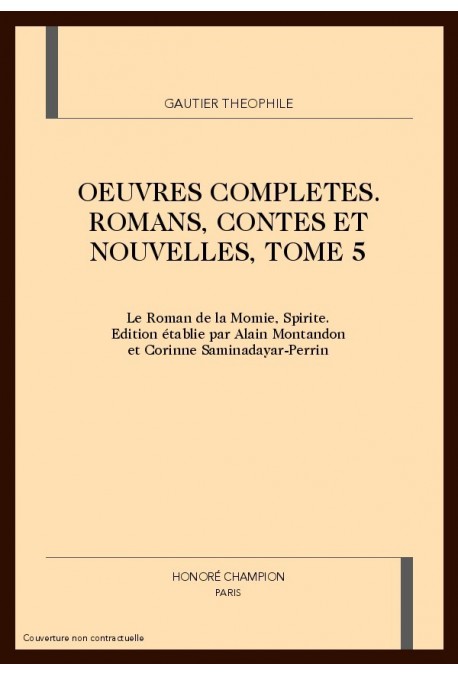 OEUVRES COMPLETES. ROMANS, CONTES ET NOUVELLES, TOME 5
