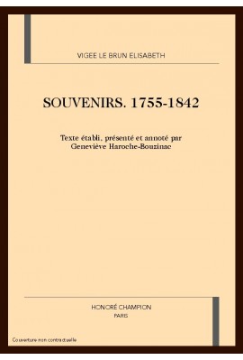 SOUVENIRS. 1755-1842