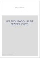 LES TROUBADOURS DE BEZIERS. (1869).