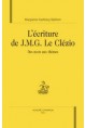 L'ECRITURE DE J.M.G. LE CLEZIO