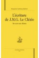 L'ECRITURE DE J.M.G. LE CLEZIO