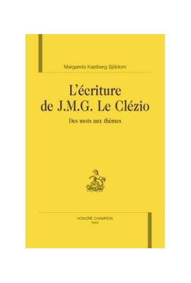 L'ECRITURE DE J.M.G. LE CLEZIO