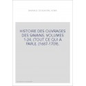HISTOIRE DES OUVRAGES DES SAVANS. VOLUMES 1-24. (TOUT CE QUI A PARU). (1687-1709).