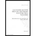 GLOSSAIRE MOYEN-BRETON. DEUXIÈME ÉDITION