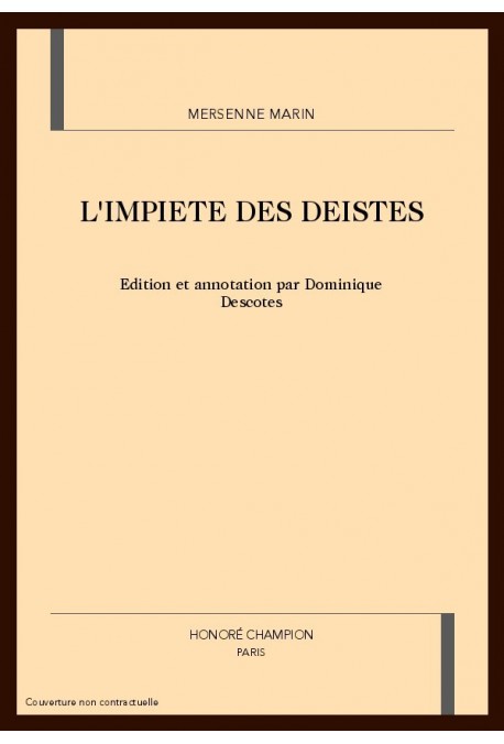 L'IMPIETE DES DEISTES