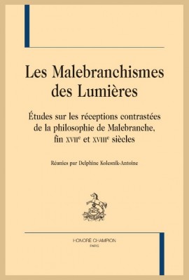 LES MALEBRANCHISMES DES LUMIÈRES