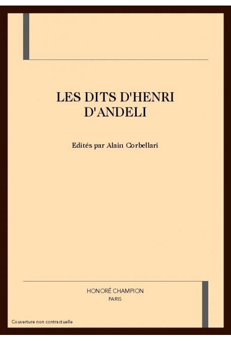 LES DITS D'HENRI D'ANDELI