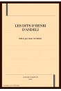 LES DITS D'HENRI D'ANDELI