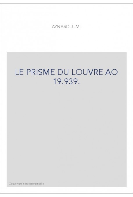 LE PRISME DU LOUVRE AO 19.939.