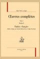 OC . TOME II. THÉÂTRE II. THÉÂTRE "FRANÇAIS" : CRISPIN RIVAL DE SON MAÎTRE, TURCARET...