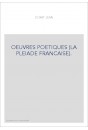 OEUVRES POETIQUES (LA PLEIADE FRANCAISE).