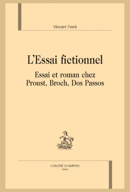 L' ESSAI FICTIONNEL