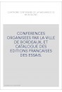 QUATRIEME CENTENAIRE DE LA NAISSANCE DE MONTAIGNE.